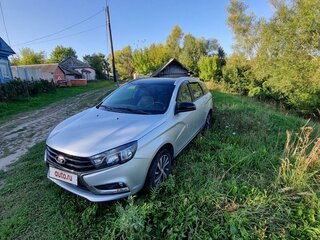 2021 Lada (ВАЗ) Vesta SW I, серебристый, 1380000 рублей, вид 2