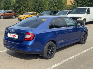2017 Skoda Rapid I Рестайлинг, синий, 1600000 рублей, вид 3