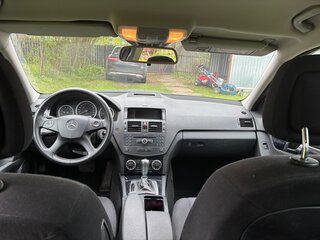 2008 Mercedes-Benz C-Класс 180 Kompressor III (W204), чёрный, 1150000 рублей, вид 5