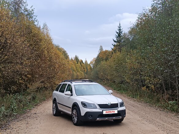 2012 Skoda Octavia Scout II (A5) Рестайлинг, белый, 1500000 рублей - вид 6