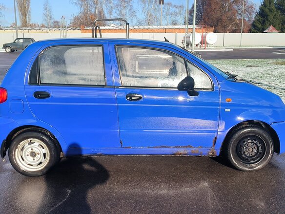 2008 Daewoo Matiz I Рестайлинг, синий, 180000 рублей - вид 1