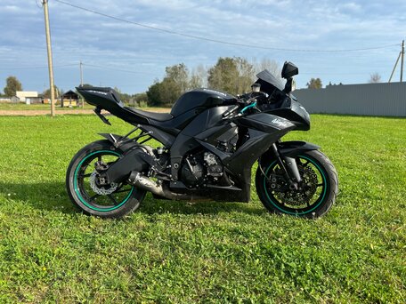 2009 Kawasaki ZX-10R Ninja, чёрный, 750000 рублей, вид 1