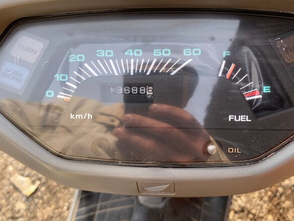 1993 Honda Lead 90, серый, 65000 рублей - вид 2