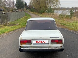 2002 Lada (ВАЗ) 2107, белый, 65000 рублей, вид 4