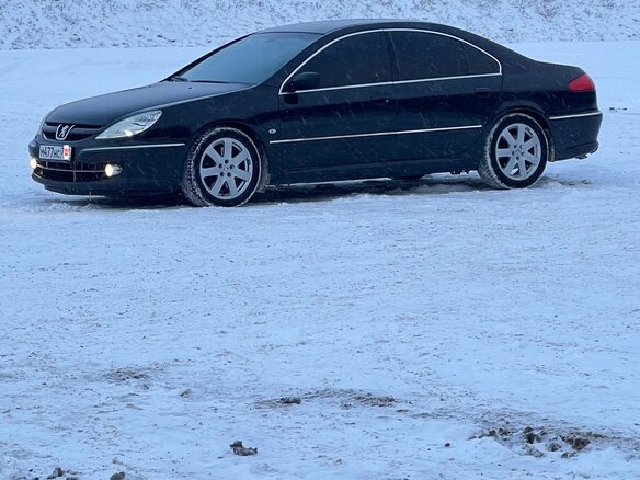 2005 Peugeot 607 I Рестайлинг, чёрный - вид 5