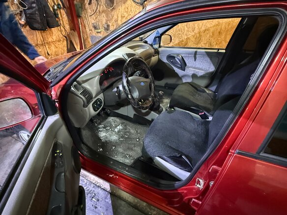 2007 Lada (ВАЗ) Kalina I, красный, 300000 рублей - вид 6