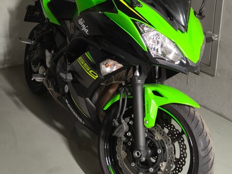 2018 Kawasaki Ninja 650, зелёный, 500000 рублей, вид 3