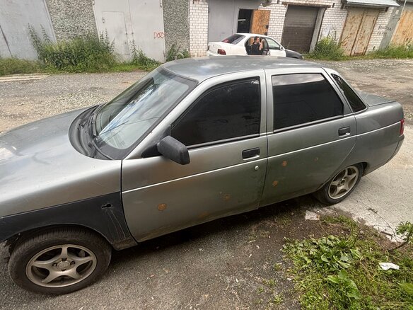 2006 Lada (ВАЗ) 2110, серый, 110000 рублей - вид 5