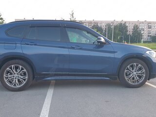 2021 BMW X1 18d xDrive II (F48) Рестайлинг, синий, 3100000 рублей, вид 4