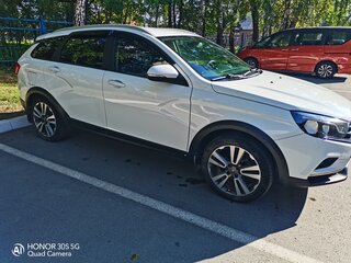 2021 Lada (ВАЗ) Vesta SW Cross I, белый, 1130000 рублей, вид 4