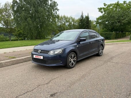 2014 Volkswagen Polo V, синий, 850000 рублей, вид 1