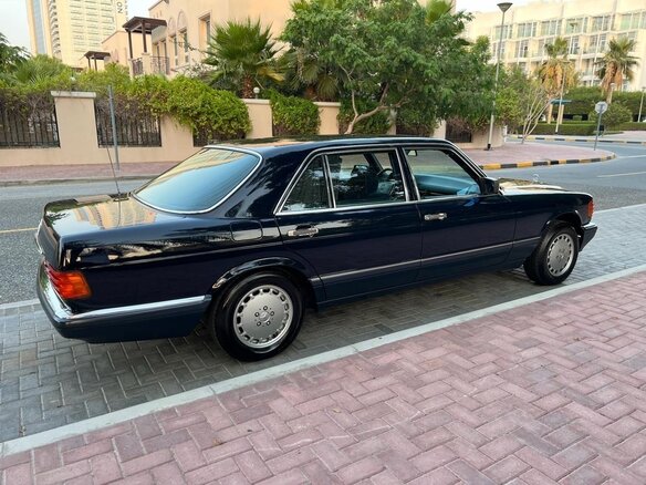 1989 Mercedes-Benz S-Класс 560 II (W126) Рестайлинг, синий, 7000000 рублей - вид 9