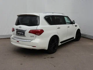 2015 Infiniti QX80 I Рестайлинг, белый, 2749000 рублей, вид 4
