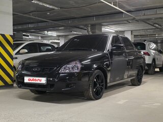 2016 Lada (ВАЗ) Priora I Рестайлинг, чёрный, 650000 рублей, вид 1