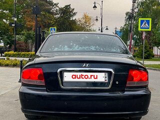 2009 Hyundai Sonata ТагАЗ IV (EF) Рестайлинг, чёрный, 595000 рублей, вид 4