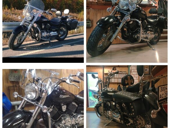 2008 Yamaha XVS1100, чёрный, 650000 рублей - вид 3