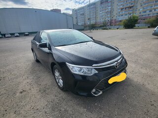 2015 Toyota Camry VII (XV50) Рестайлинг, чёрный, 1900000 рублей, вид 2