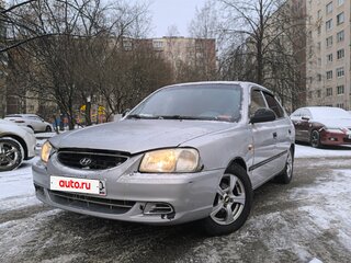 2007 Hyundai Accent ТагАЗ II, серебристый, 250000 рублей, вид 1