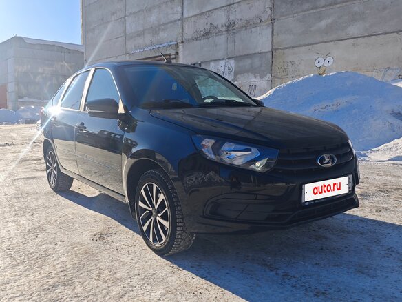 2023 Lada (ВАЗ) Granta I Рестайлинг, чёрный, 890000 рублей - вид 2