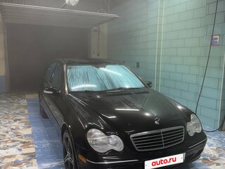 2003 Mercedes-Benz C-Класс 230 II (W203), чёрный, 820000 рублей, вид 3