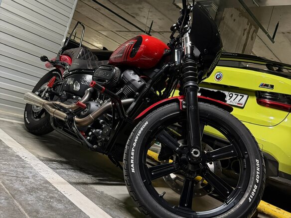 2022 Harley-Davidson Street Bob, красный, 1300000 рублей - вид 8