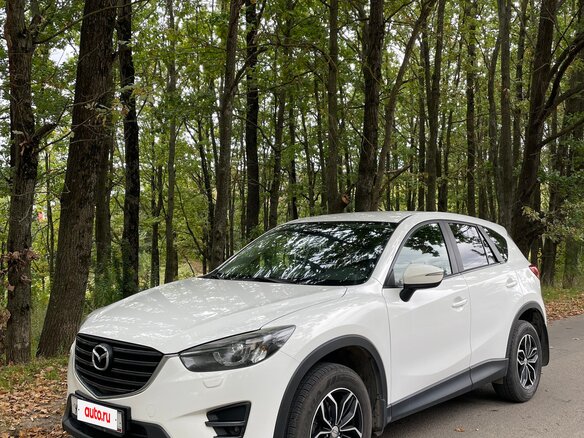2015 Mazda CX-5 I Рестайлинг, белый, 1700000 рублей