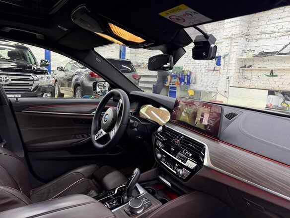 2020 BMW 5 серии 530i xDrive VII (G30/G31/G38) Рестайлинг, синий, 4700000 рублей - вид 7