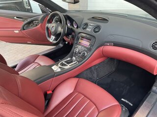 2008 Mercedes-Benz SL-Класс AMG 63 AMG II (R230) Рестайлинг 2, чёрный, 7500000 рублей, вид 4