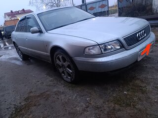 1998 Audi A8 I (D2), серебристый, 500000 рублей, вид 3