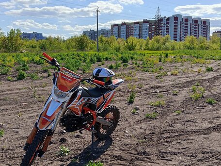2023 BSE MX 125, оранжевый, 79000 рублей, вид 3