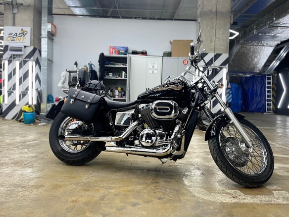 2000 Honda Shadow 400, чёрный, 415000 рублей - вид 3