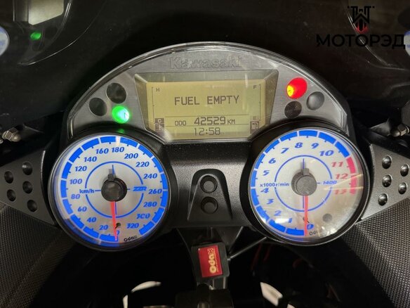 2007 Kawasaki ZZR 1400, чёрный, 635000 рублей - вид 7