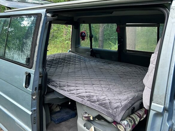 1991 Volkswagen Caravelle T4, серый, 725000 рублей - вид 11