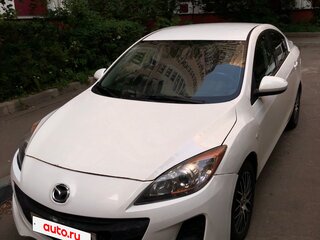 2013 Mazda 3 II (BL) Рестайлинг, белый, 500000 рублей, вид 1
