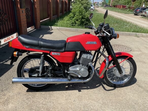 1989 Jawa 350/638, красный, 300000 рублей - вид 4
