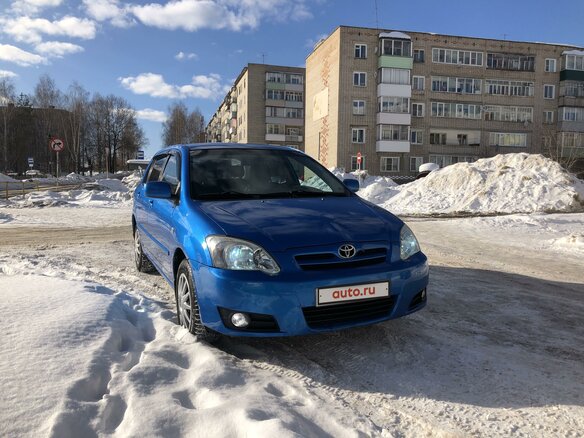 2005 Toyota Corolla IX (E120, E130) Рестайлинг, синий - вид 2