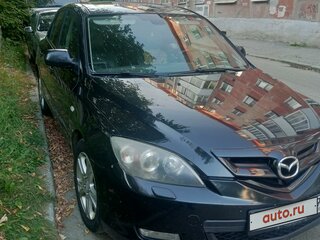 2007 Mazda 3 I (BK) Рестайлинг, чёрный, 545000 рублей, вид 4
