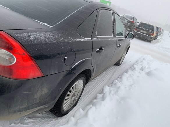 2008 Ford Focus II Рестайлинг, чёрный - вид 10