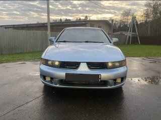 2003 Mitsubishi Galant VIII Рестайлинг, голубой, 370000 рублей, вид 2