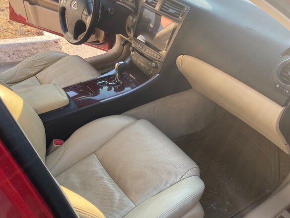 2008 Lexus IS 250 II, красный - вид 2