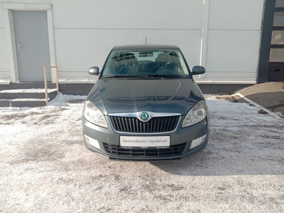 2012 Skoda Fabia II Рестайлинг, серый - вид 12