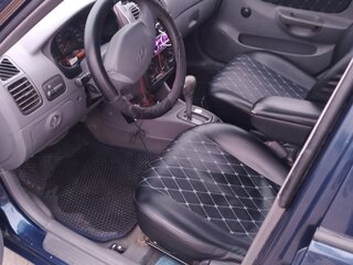 2006 Hyundai Accent ТагАЗ II, синий, 550000 рублей, вид 5