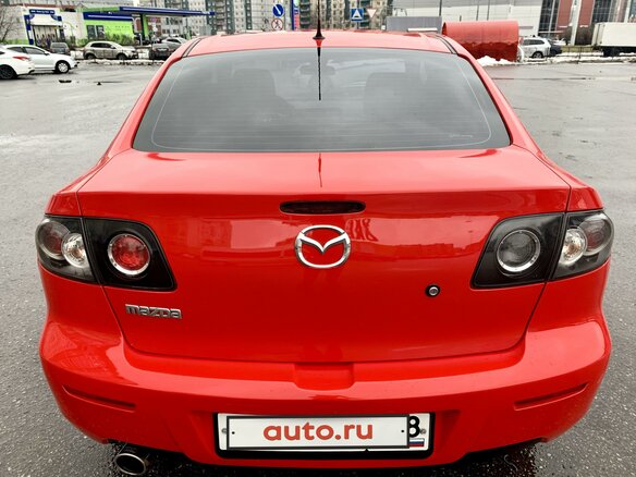 2006 Mazda 3 I (BK), красный - вид 3