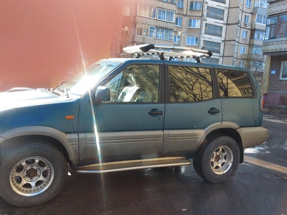 2002 Nissan Terrano II Рестайлинг 2, синий, 750000 рублей - вид 5