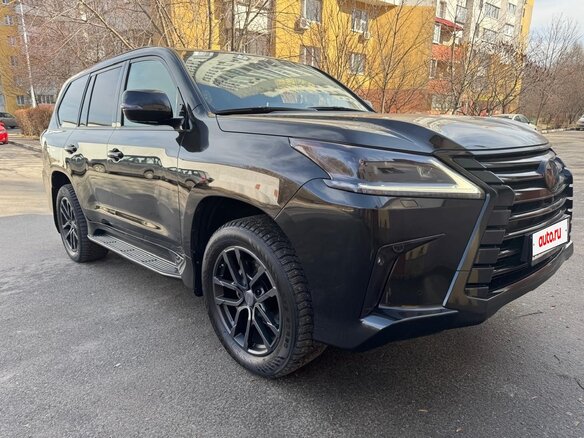2018 Lexus LX 570 III Рестайлинг 2, чёрный, 7995000 рублей - вид 2
