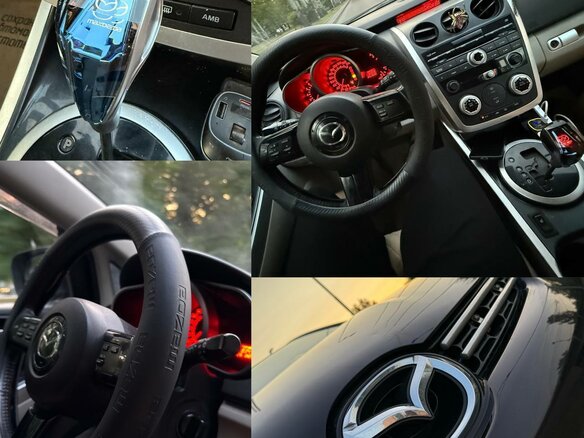 2008 Mazda CX-7 I, пурпурный, 1240000 рублей - вид 3