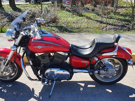 2003 Kawasaki VN1500 Vulcan, красный, 590000 рублей, вид 4