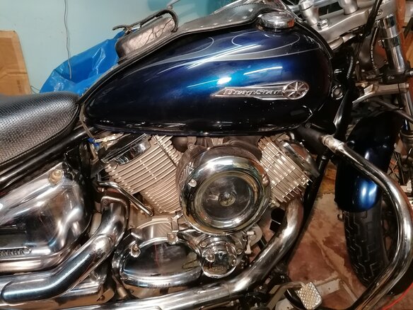 2008 Yamaha XVS1100, синий, 565000 рублей - вид 19