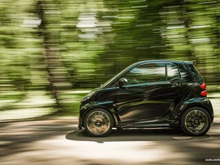 2009 Smart Fortwo Brabus II, чёрный, 900000 рублей, вид 3