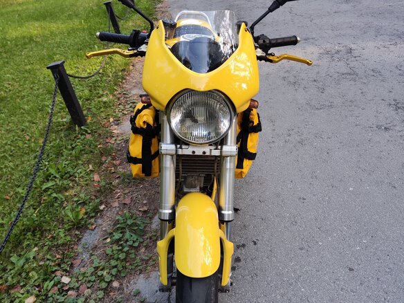 2003 Ducati Monster 1000, жёлтый, 350000 рублей - вид 7